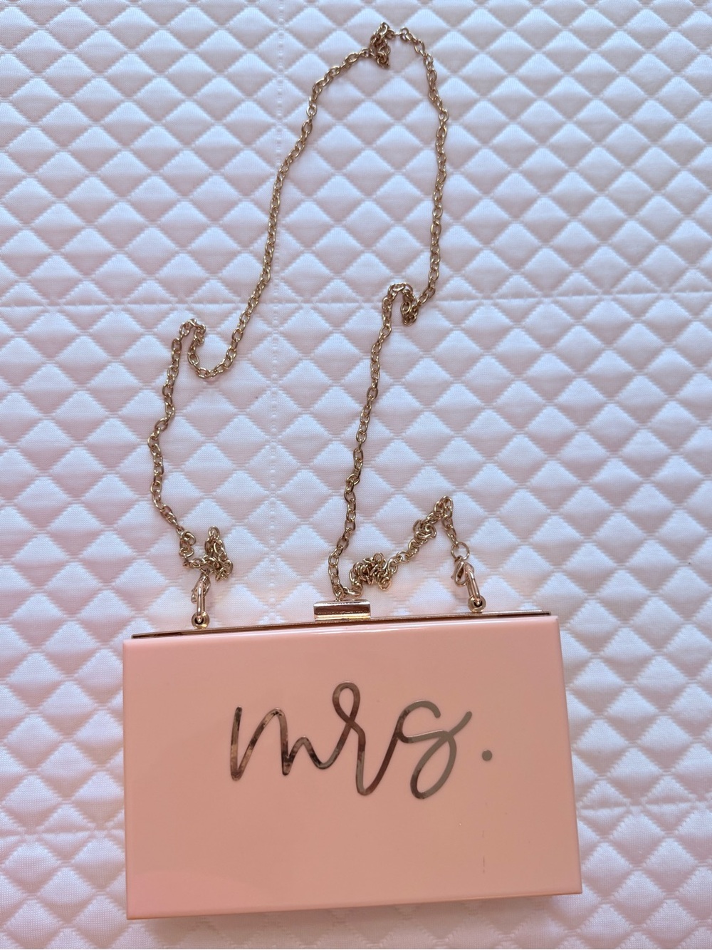 Pink 'Mrs.' Purse